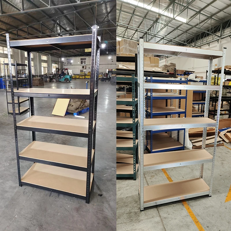 Installation 1.5m Beams for 400kg Load Racks Boltless 4-shelf Shelving Medium Duty Shelf