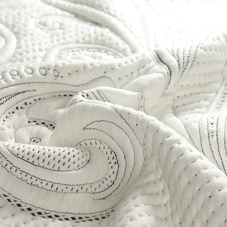 15%Spandex 85% Polyester Microfiber Knitted Jacquard Fabric Polyester Spandex Fabric for Mattress