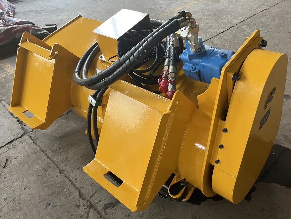 Skid Steer Loader Attachments Cement Mixer Bucket Attachment Mixer Concrete Mixing Bucket for Sale