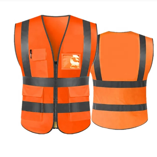 Wholesale high visibility traffic reflective safety clothing