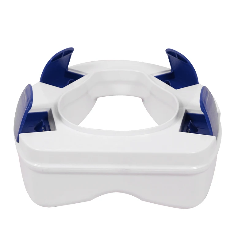 Hot Sales Portable Plastic Disable Raised Toilet Seat With Clip More Stable  SC7060C-F2
