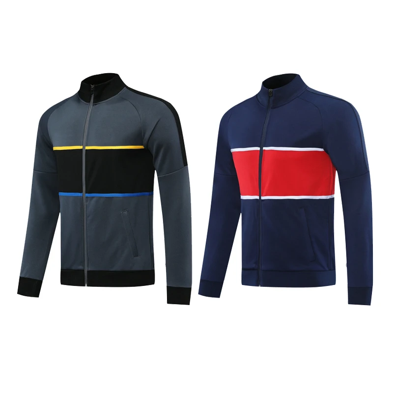 New season club team soccer jacket 2021 soccer warm up suits