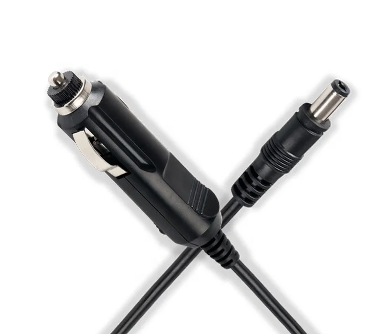 12V 24V 3A 5.5x2.1mm Cigarette Lighter Male Plug to DC Car Charger Cable