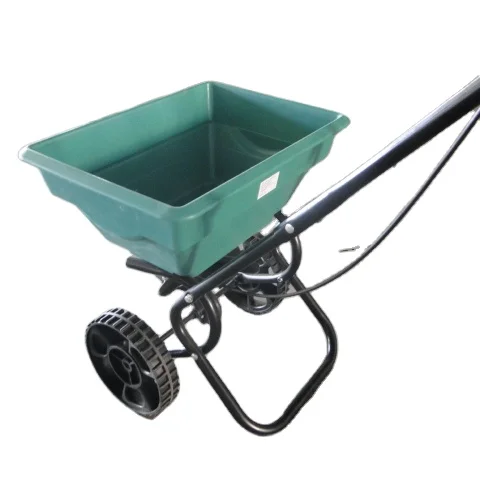 125lb stainless steel spreader spread seed salt and fertilizer