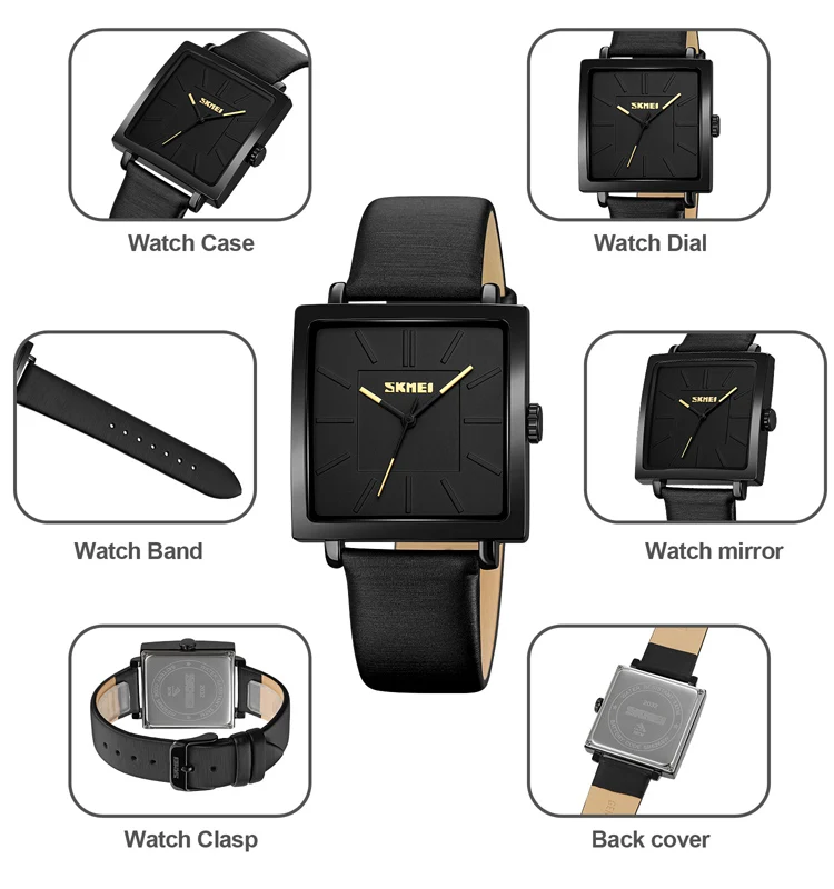 skmei 2032 high quality mens fashion wristwatch 3atm water resistant quartz watch
