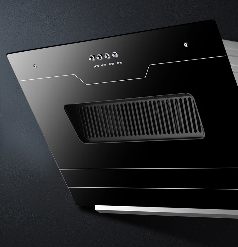 wholesale range hood Household appliance kitchen Hood with large ceiling side Digital New smart extractor hood