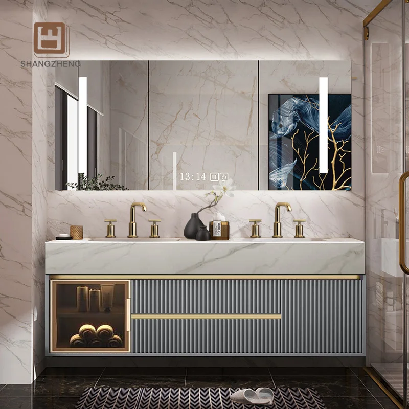 SZ High Quality Metal Floating Corner Shelves Wall Mounted Bathroom Organizer for Hotels and Apartments Bathroom Furniture