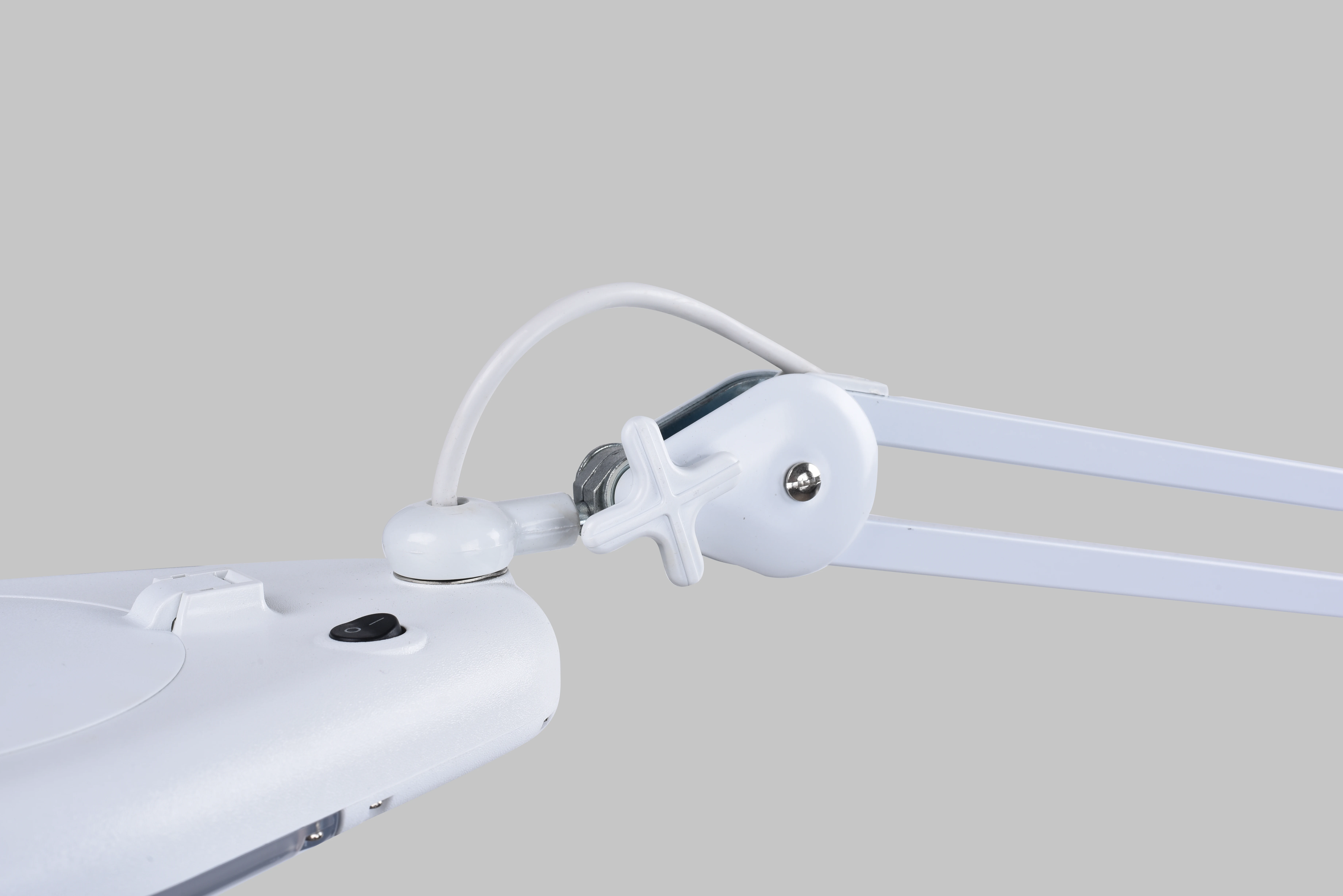 Beauty Salon Hands Free 25x 30x Head Skin Analysis Magnifying Lamp Glass Desktop Lamp Magnifying Glass