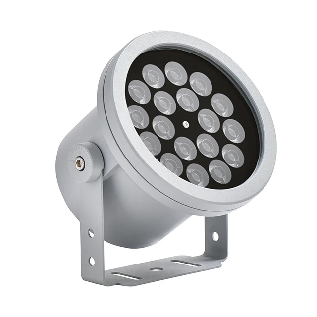 Модный Светодиодный прожектор в форме 18 Вт/24 Вт наружный Одноцветный RGB DMX