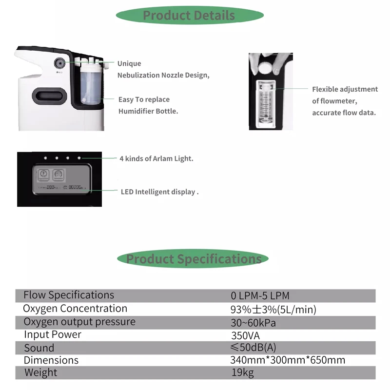 Good Price High Quality  owgels gele oxygen concentrator philips oxygen concentrator price  oxygen concentrator for hospital