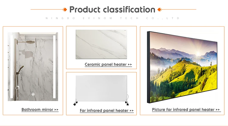 C series Europe market hot sale High quality UV picture aluminum frame infrared heating panel 60*60cm