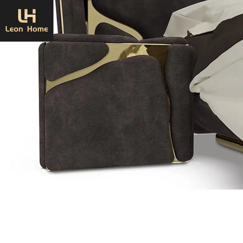 High end villa bed set high quality king size bedroom sets furniture royal luxury bedroom set