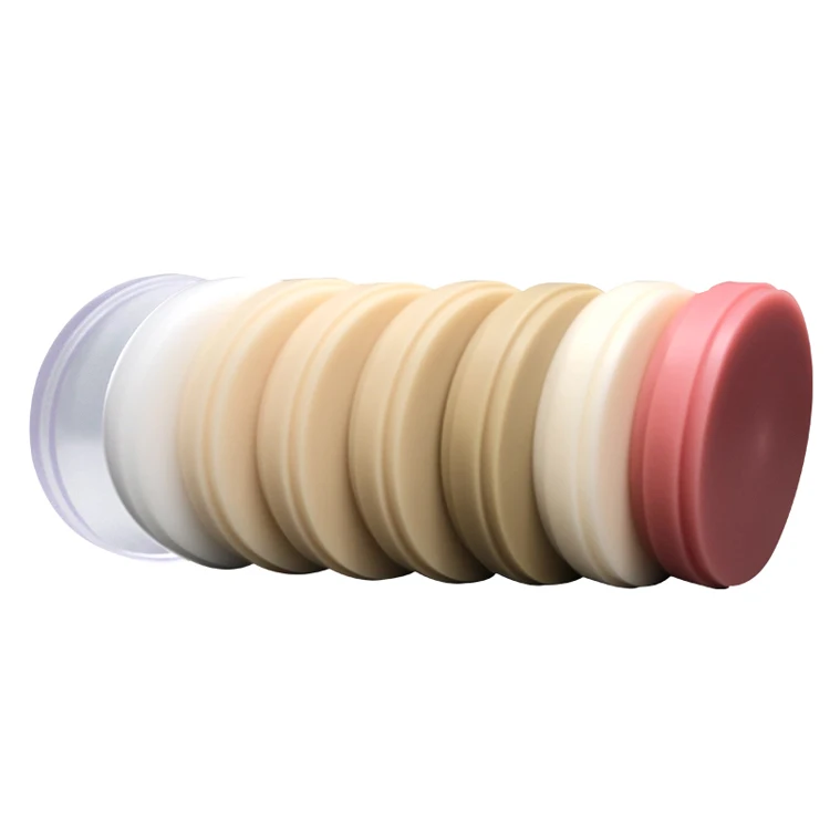 Dental material cad cam  Monolayer 16colors Pink Bleach pmma disc