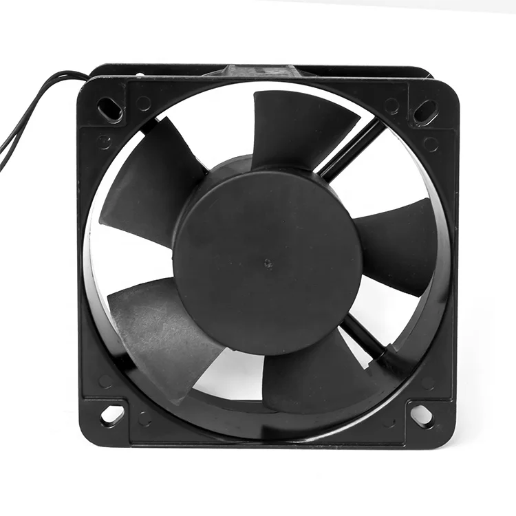 Top selling large plastic AC13538 ball bearing low noise high quality black Shaded pole fan