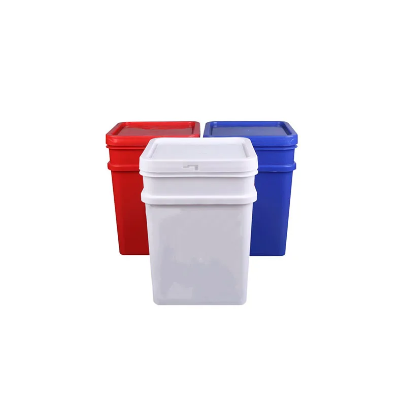Supply 2L 4L 5L 8L 10L 15L 18L 20L square plastic bucket in food grade