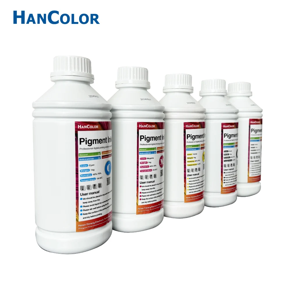 Хорошее качество высокое Hancolor DTF Заводские чернила 1000 мл пигментные