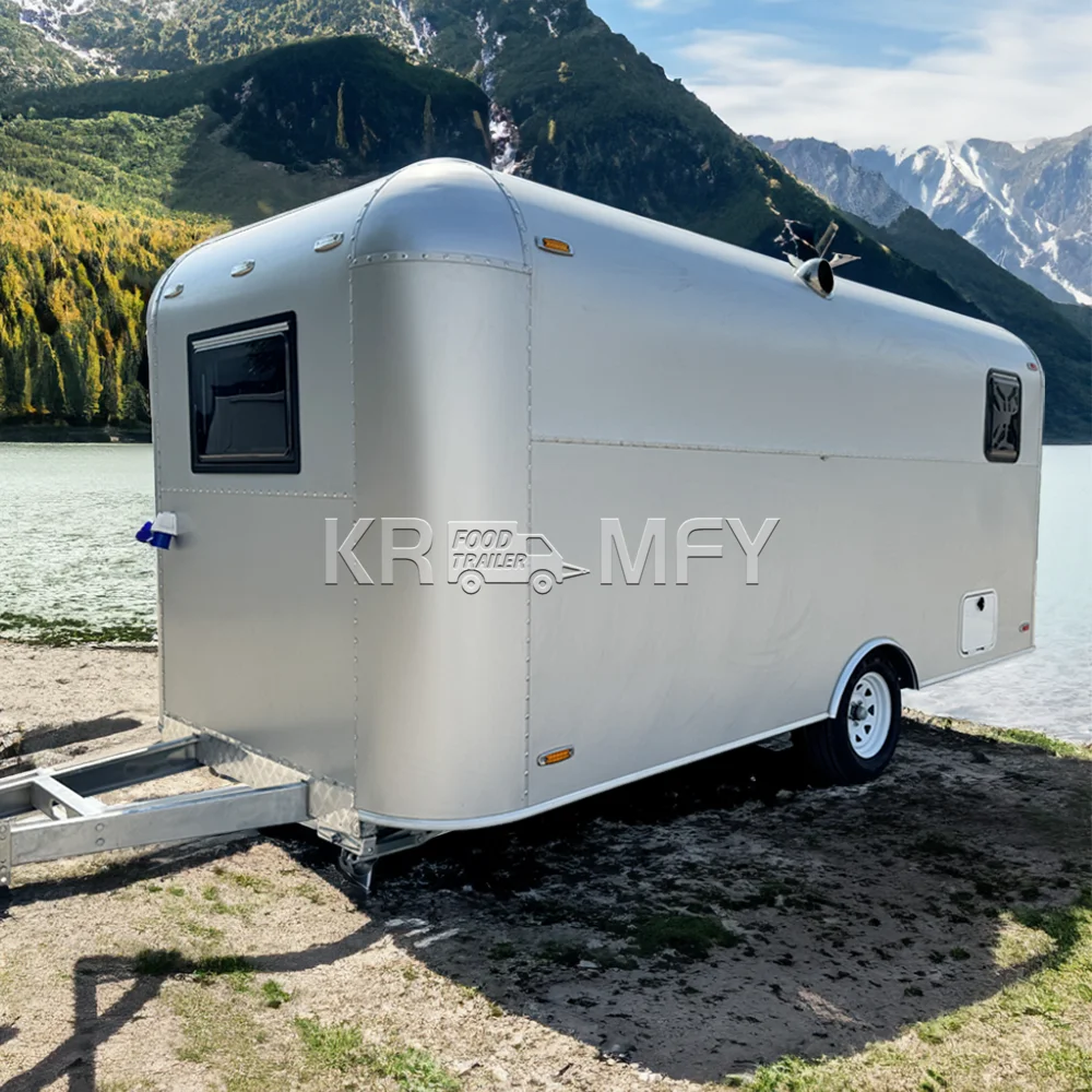 2024 RV Offroad Trailer With Bunks 5 Berth Fiberglass Caravan For Sale Luxury Family Hybrid Caravan Bunks
