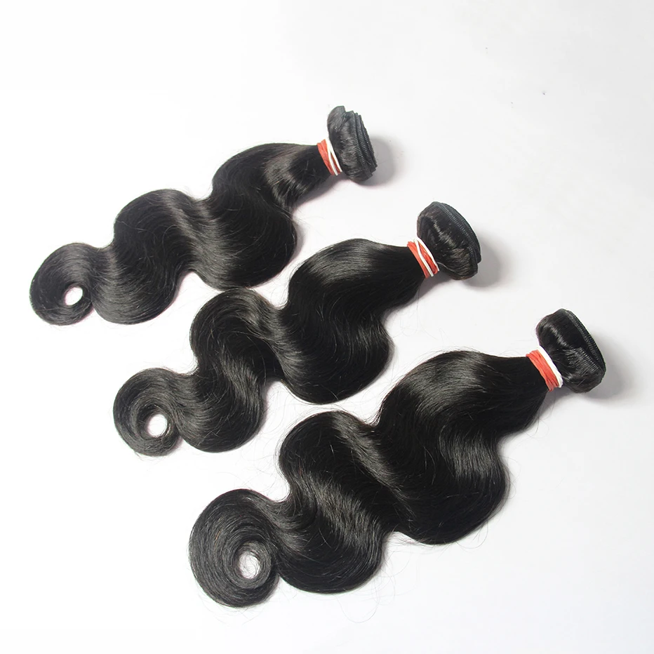 Free Shipping 3 Bundles 14 16 18 inch 10A Wholesale Brazilian Hair Weave Bundle Body Wave 100% Virgin Brazilian Hair
