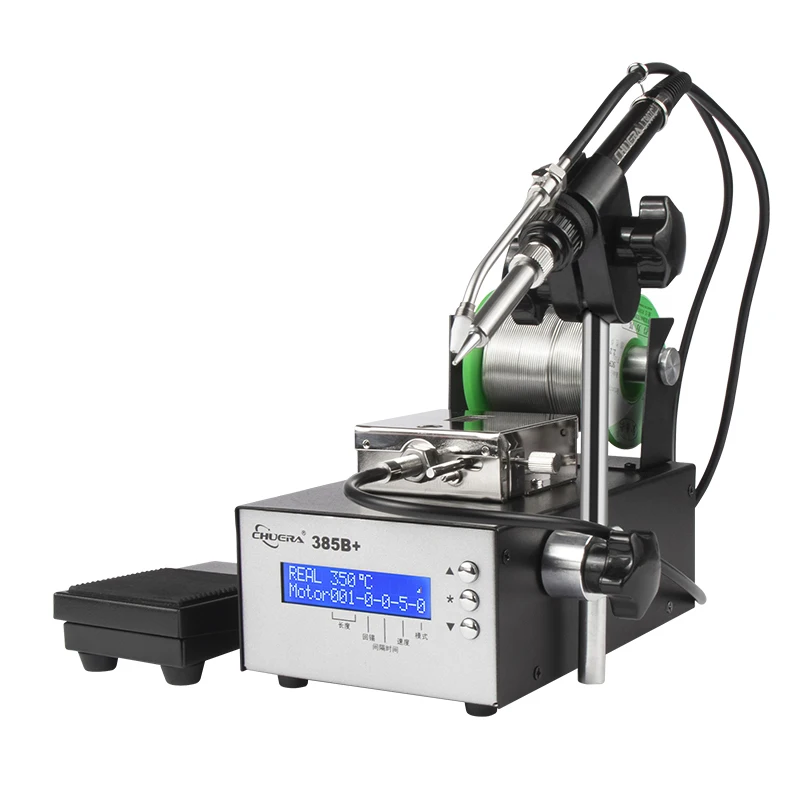 High Quality CSD385B+ Foot pedal Type Automatic Feeding Tin Digital Display Welding Station Adjustable BGA soldering station