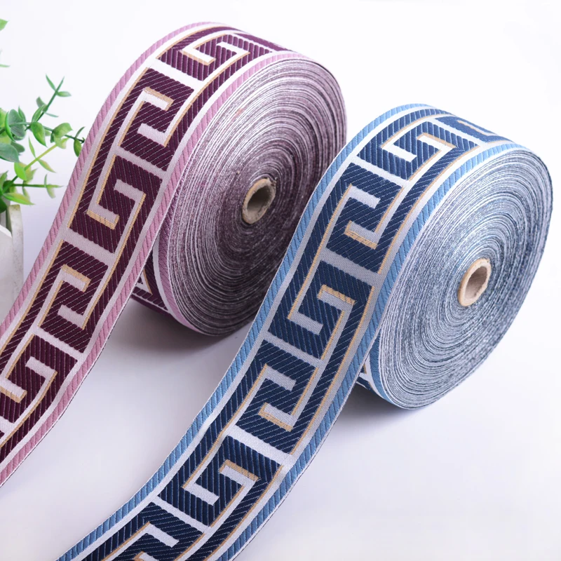 Width 6cm9cm sofa cushion pillow decorative lace curtain jacquard ribbon splicing accessories lace clothing belt