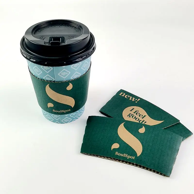 Customizable Paper Coffee Cup Sleeve
