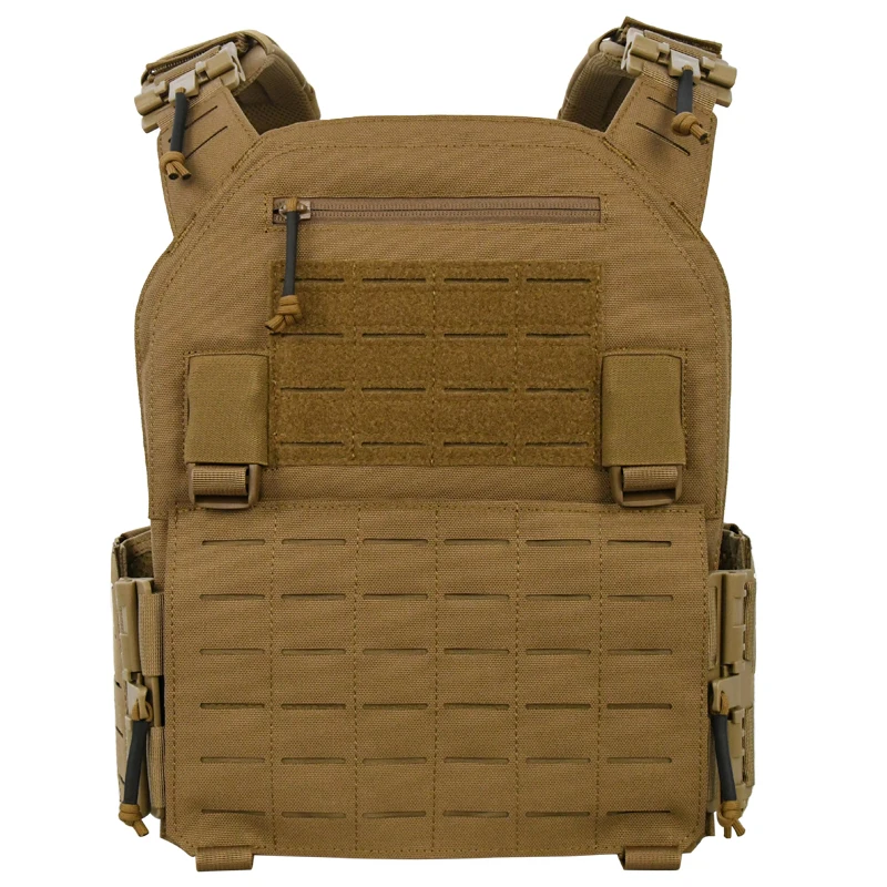 GAF Lightweight Webbing Molle Chaleco Tactico 1000D Nylon Black Tactical Vest Plate Carrier
