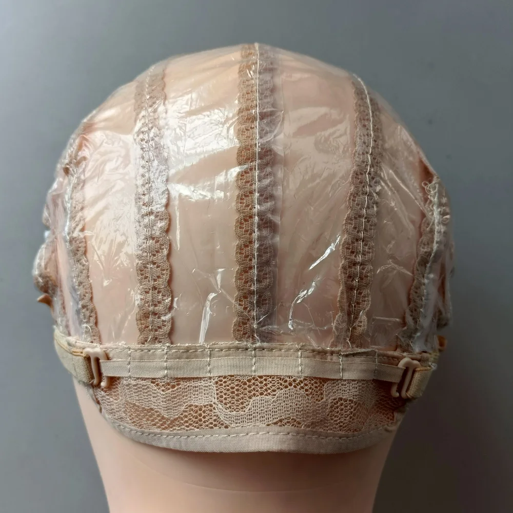 Ventilated Cap For Making Wigs Black Hairnets Mesh Ventilated Wig Caps With Adjustable Strap For Women Wig Base