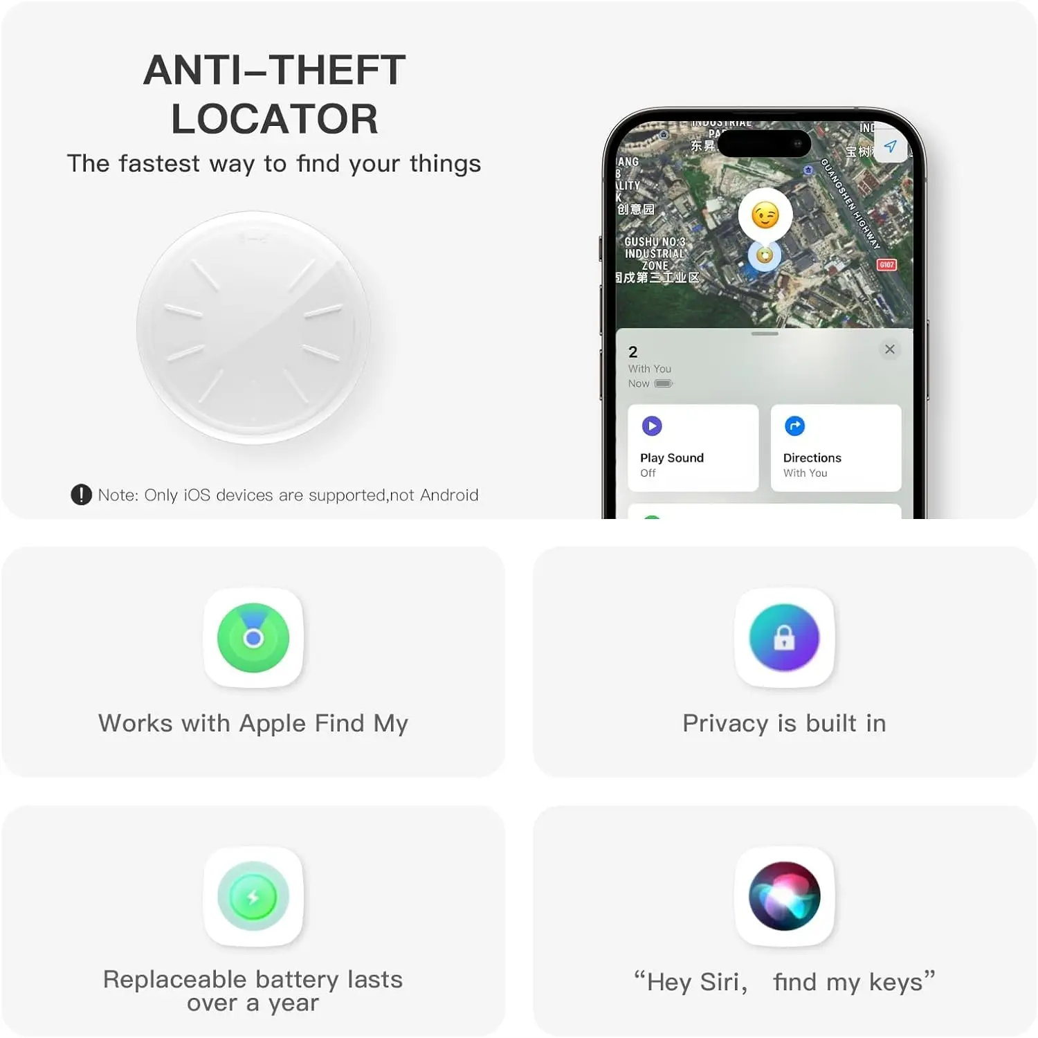 No Monthly Fee IOS Waterproof Activity Tractive Bluetooth Wireless Locator Smart Collar Pet GPS Tracker for Dogs Cats