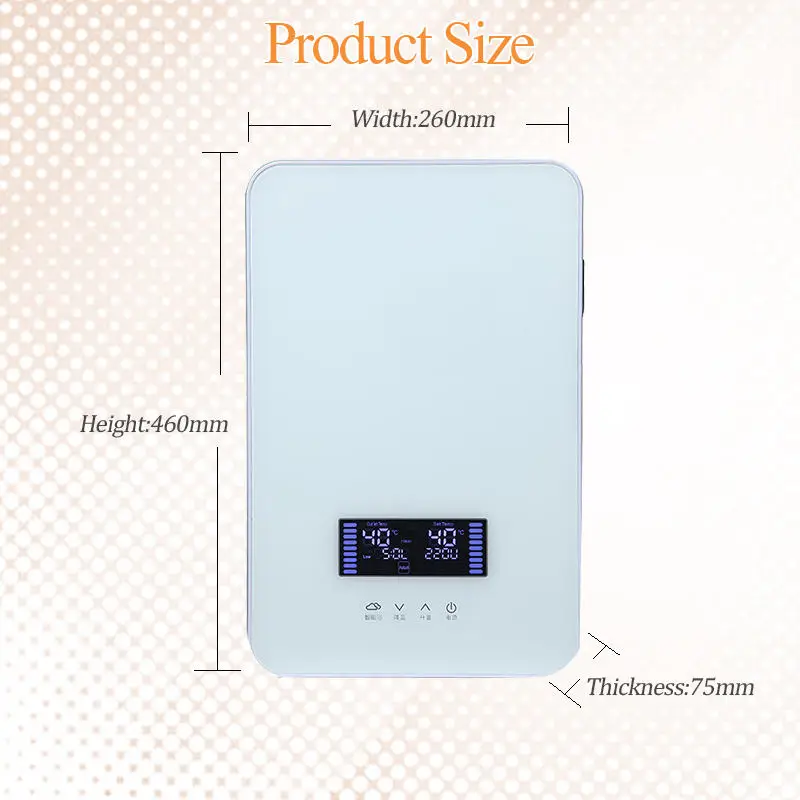 Top Seller Products 12-24KW Smart Touch Control Tankless Water Heater 380V Instant Electric Water Heater for Central Hot Water