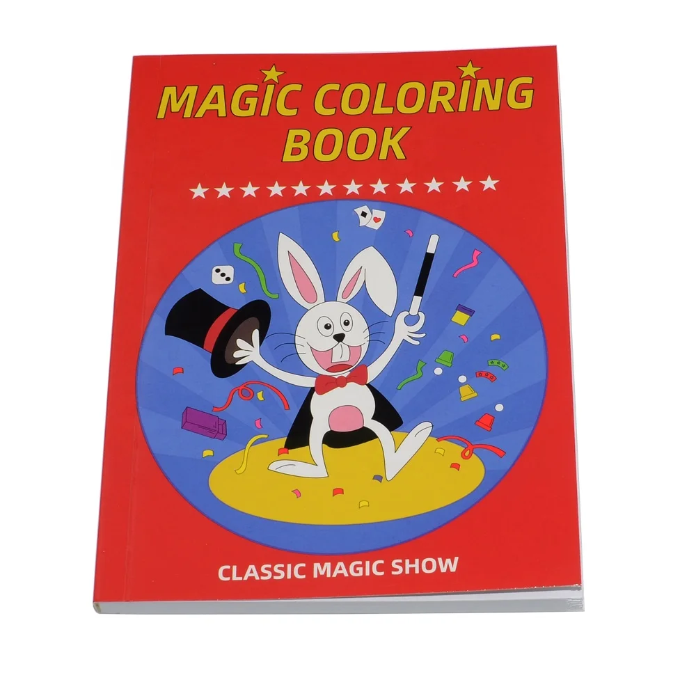 Easy Magic Tricks Magic Coloring Book  for Kids with Perfect Size for Children Young Hands