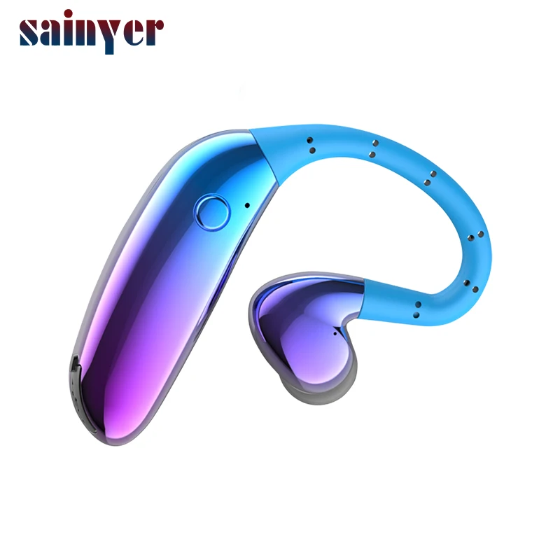 Cheap TWS Waterproof Wireless Single Earphone Bluetooth Ear Hook Headset
