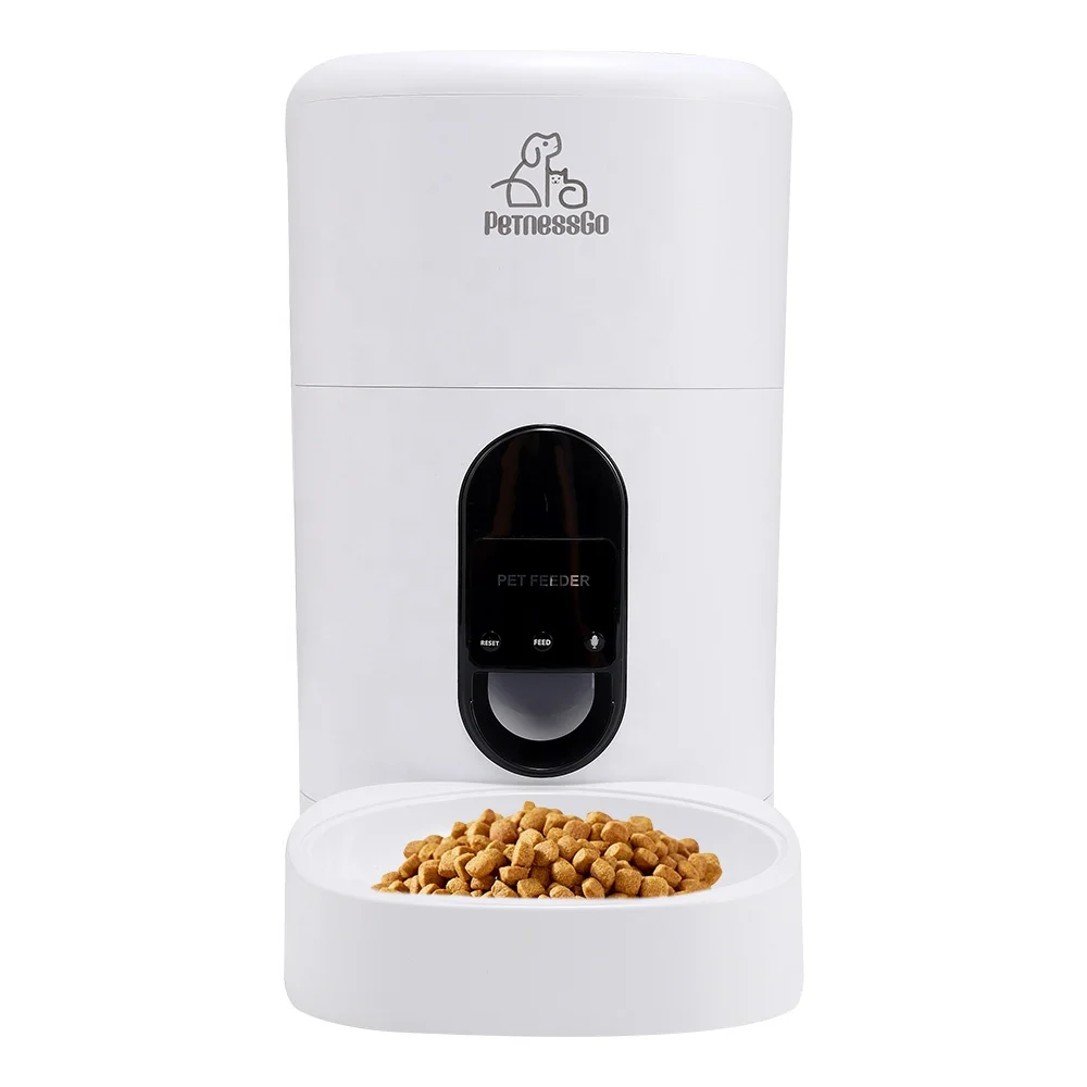 2021 New Wholesale Automatic Cat Feeder Pet Wifi App Smart Auto Pet Feeder Dispensers for Cats and Small Dogs 4L 6L ABS FCC CE