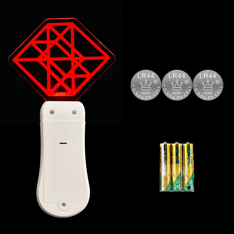 Customized Logo colorful led light stick Acrylic glow stick