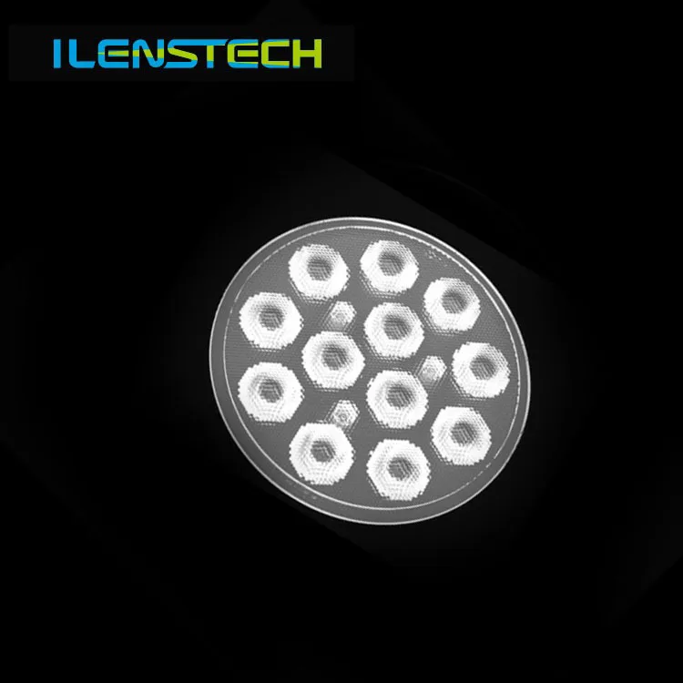 Surgical lamp lens 38 degree par led lens for12 in 1  leds