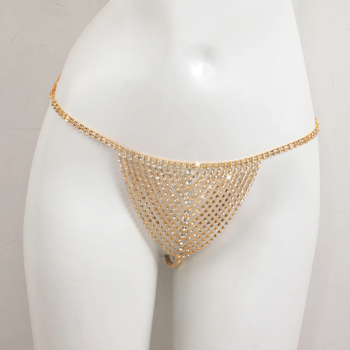 Women body chainrhinestone bra summer vacation bikini accessories super flash full diamond geometric sexy chest chain female