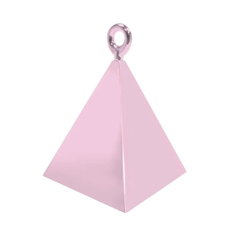 Metal pyramid balloon weight party decorations fix to floor or tabletop