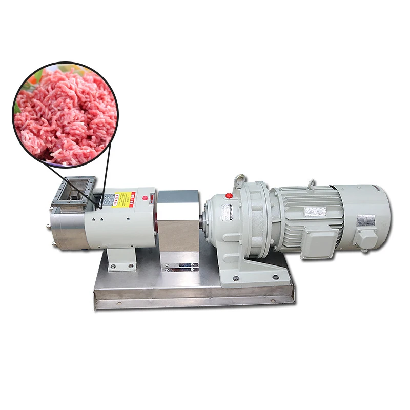 Meat Pump Manufacturer Stainless Steel Sanitary Food Grade Seasonings/beer/molasses/sauce/honey/syrup Rotor Rotary Lobe Pump