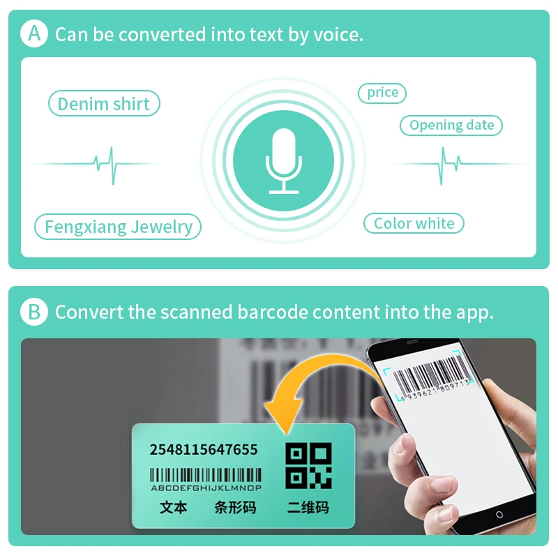 B21 Wholesale thermal label computer mini pocket  printer hologram printer sublimation printer