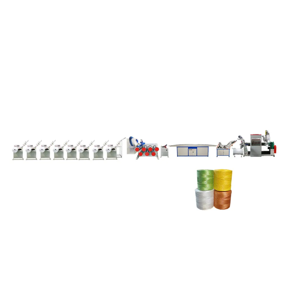 high tenacity high configuration polypropylene extrusion machine polyester fiber production line for pp rope making