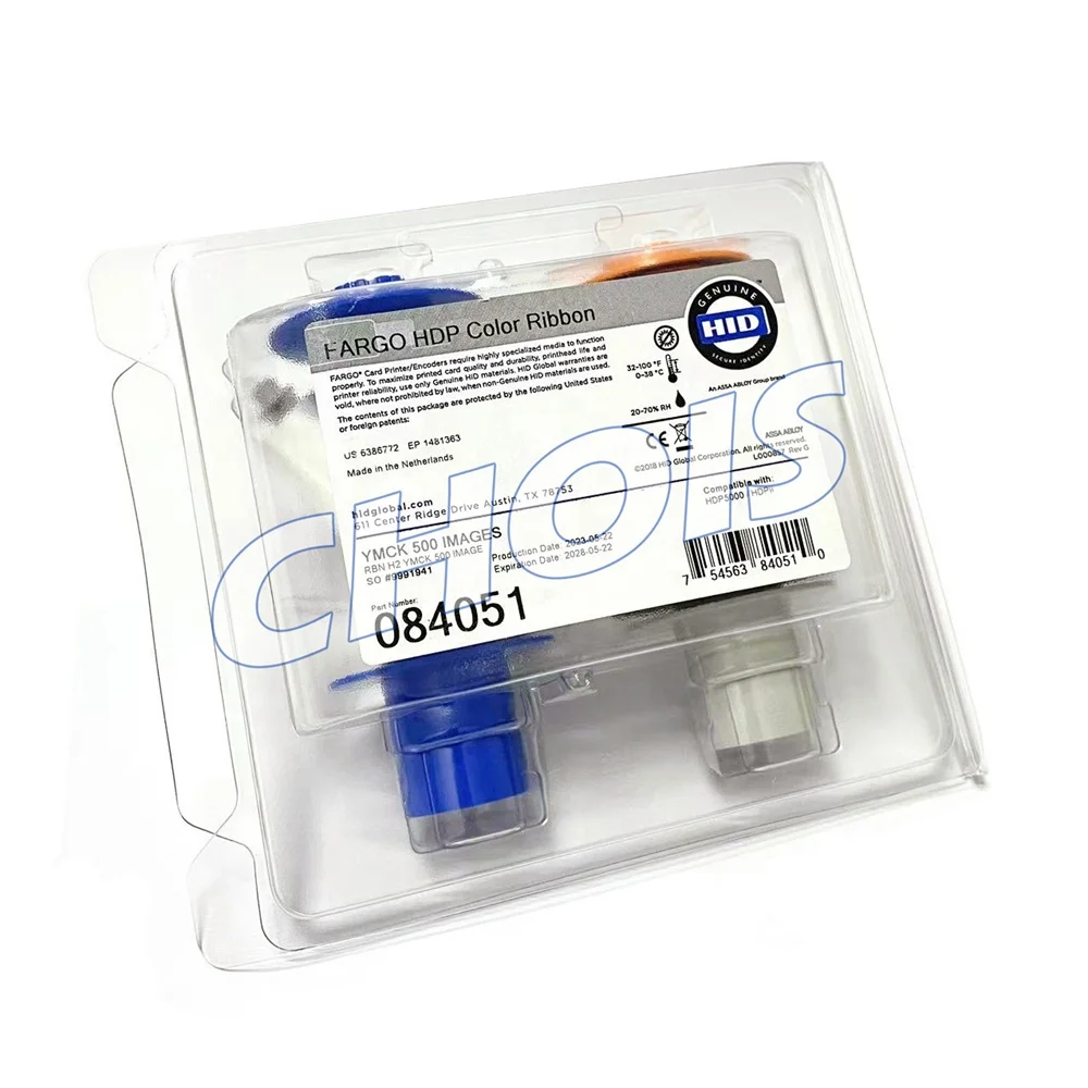 Original HID For Fargo HDP5000 Card Printer Ribbon 84051 Color Ribbon