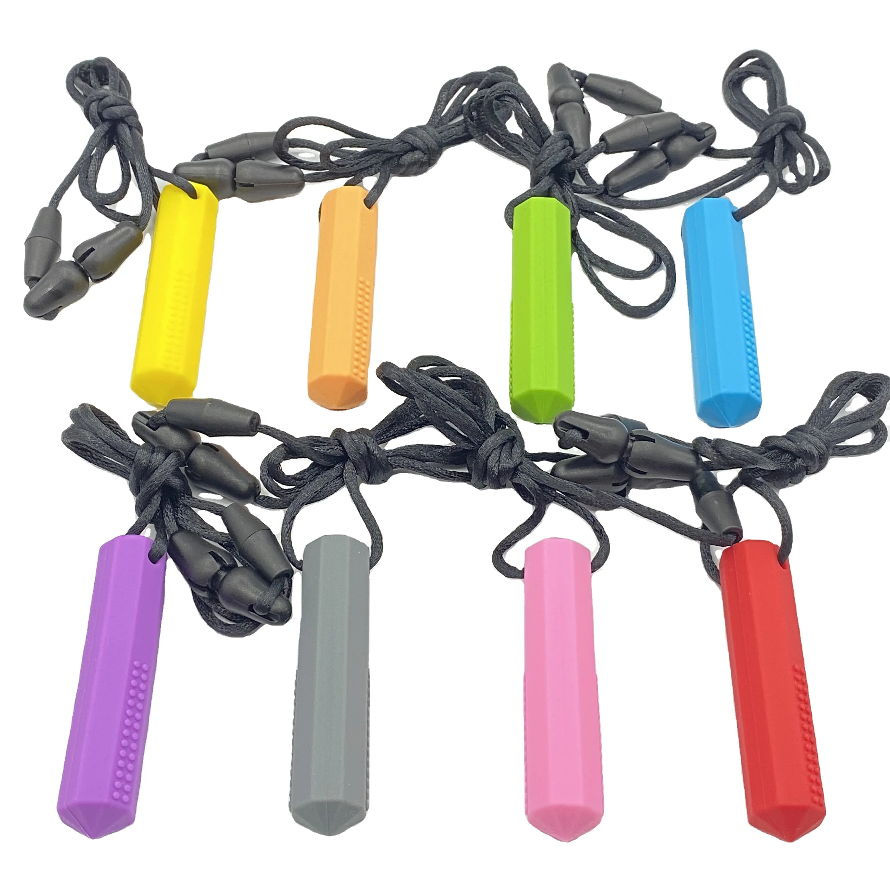 Новый аутизма сенсорные полости рта терапия Набор бусы-прорезыватели для малышей младенцев силиконовый Прорезыватель для зубов цветные детские игрушки Прорезыватели для зубов