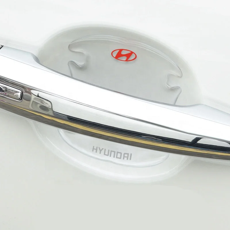 8 pieces car styling door handle protector Car Door Handle Anti Scratch Protector Film Sticker