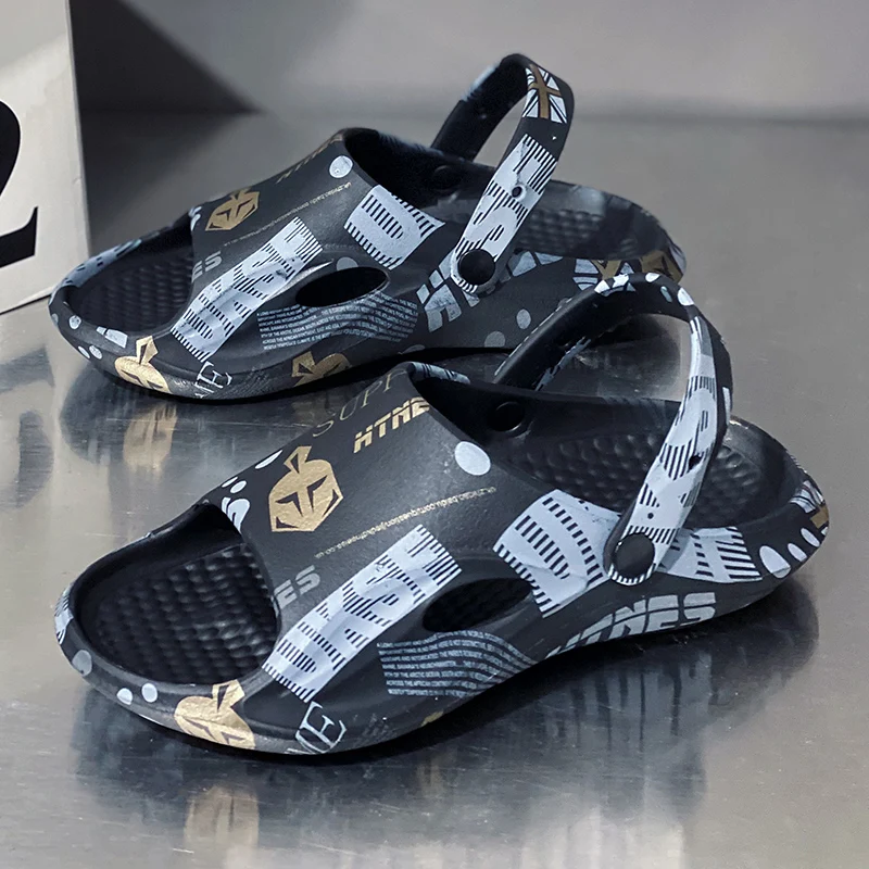 Unisex Summer Slippers Men Clogs Platform Women Beach Sandals Outdoor Casual Non-slip