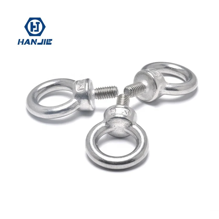 SS Eye Bolts M4 M8 M10 DIN580 Female Threaded Stainless Steel Lifting Eye Bolt