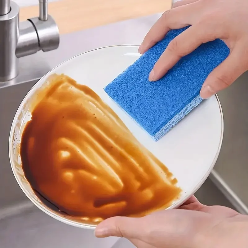 Biodegradable Wood Pulp cotton Natural Cellulose Compressed Sponges Soft Absorbent Scrubber Cleaning Sponges