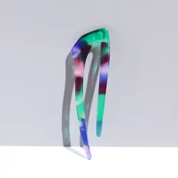 korean hot sale fancy small clips for girls hair pins stylish women u shaped pin for hair styling cellulose acetate hair fork