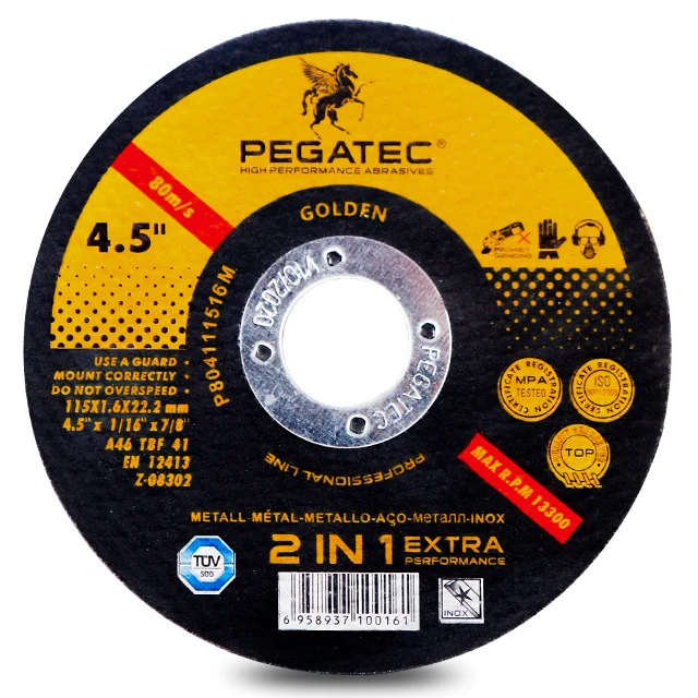 PEGATEC 4 5 '115x1 6x22 мм из нержавеющей стали для резки металла железа дискотеки De Corte