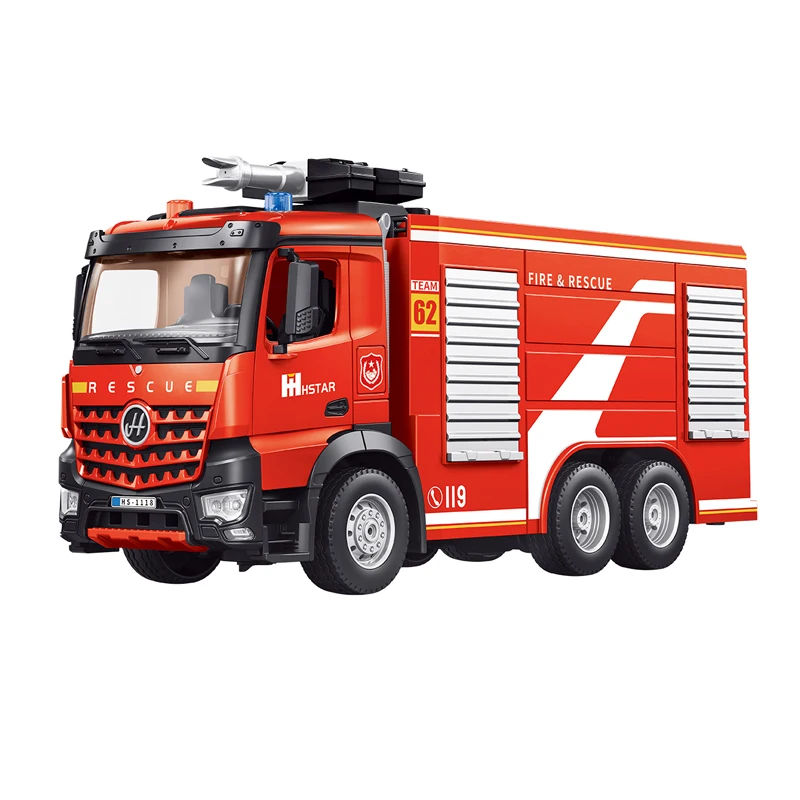 wholesale RC Tanker fire truck with Spray water  remote control truck car for children