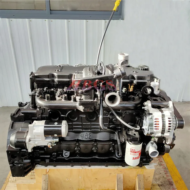 6-cylinder 4-stroke turbocharged aftercooling mechanical diesel engine assembly QSB6.7