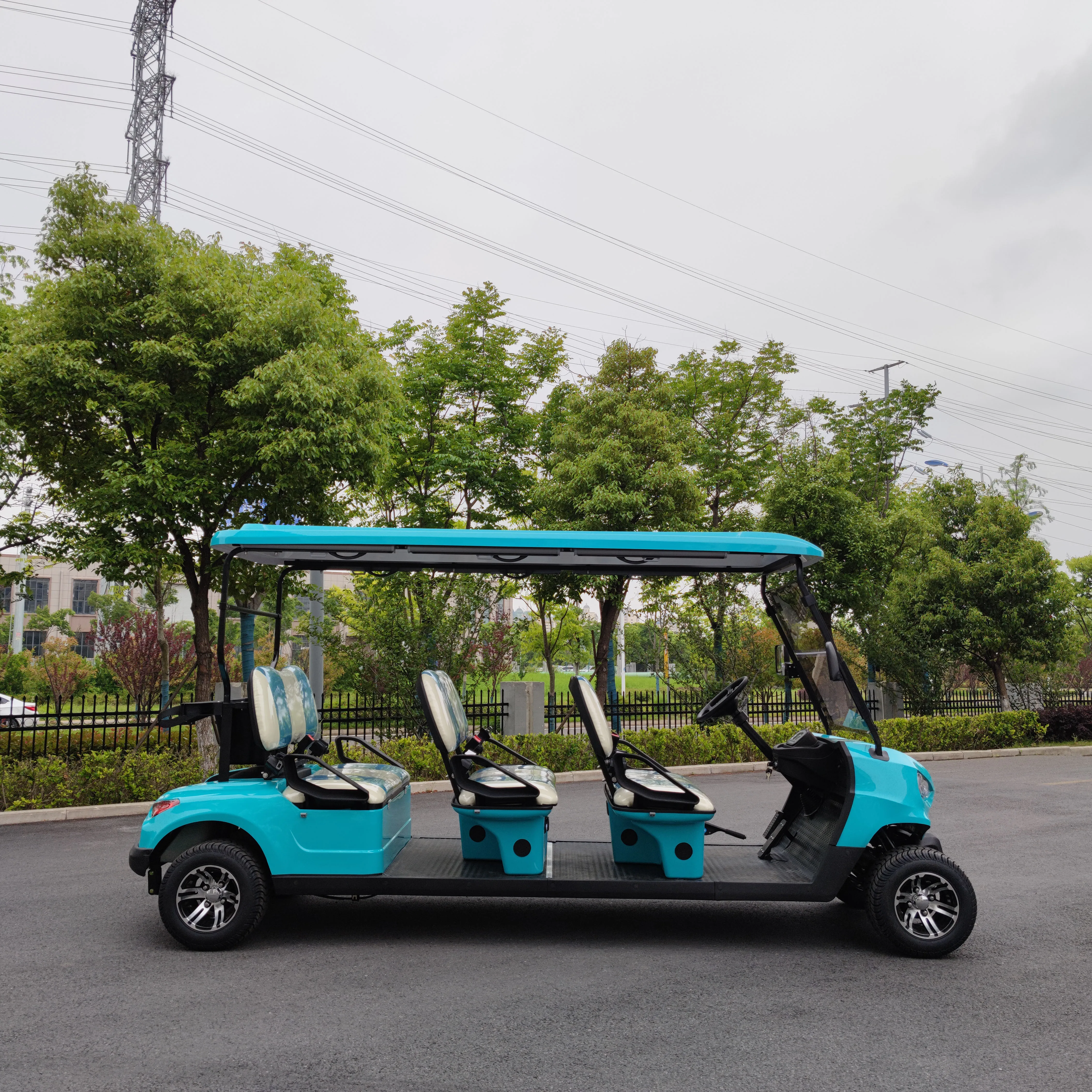 Электрическая тележка для гольфа на 6 человек в продаже